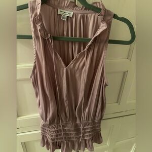 Light rose/blush Current Air blouse, size XS